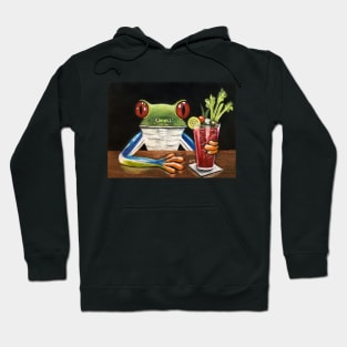 "Bloody Mary Frog" - Frogs After Five collection Hoodie